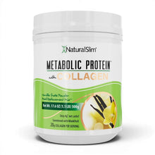 Cargar imagen en el visor de la galería, METABOLIC PROTEIN® with COLLAGEN - VANILLA | Batida de  proteína de “whey”  sabor Vainilla con Colágeno

