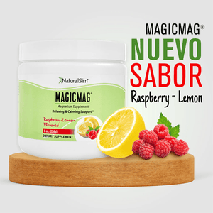 *NUEVO* MagicMag® Rasberry-Lemon (Frambuesa-Limón) Anti-Stress Drink | Bebida de Magnesio *Apoyo relajante y calmante