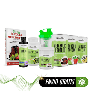 Kit Súper Batida Mañanera  - 3 Frascos de Batida, Coco-10 Plus, FlaxOil, LeciClean, Libro de Recetas + Shaker de Regalo | Envío GRATIS