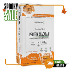 Cargar imagen en el visor de la galería, NaturalSlim® Protein Snackbar™ Peanut Butter Chocolate Chip | Barras de proteína
