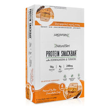 Cargar imagen en el visor de la galería, NaturalSlim® Protein Snackbar™ Peanut Butter Chocolate Chip | Barras de proteína
