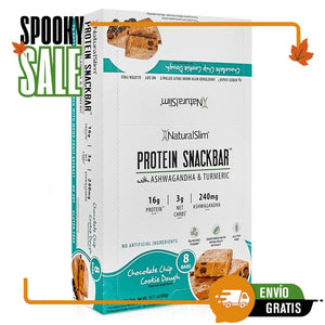 NaturalSlim® Protein Snackbar™ Chocolate Chip Cookie Dough | Barras de proteína