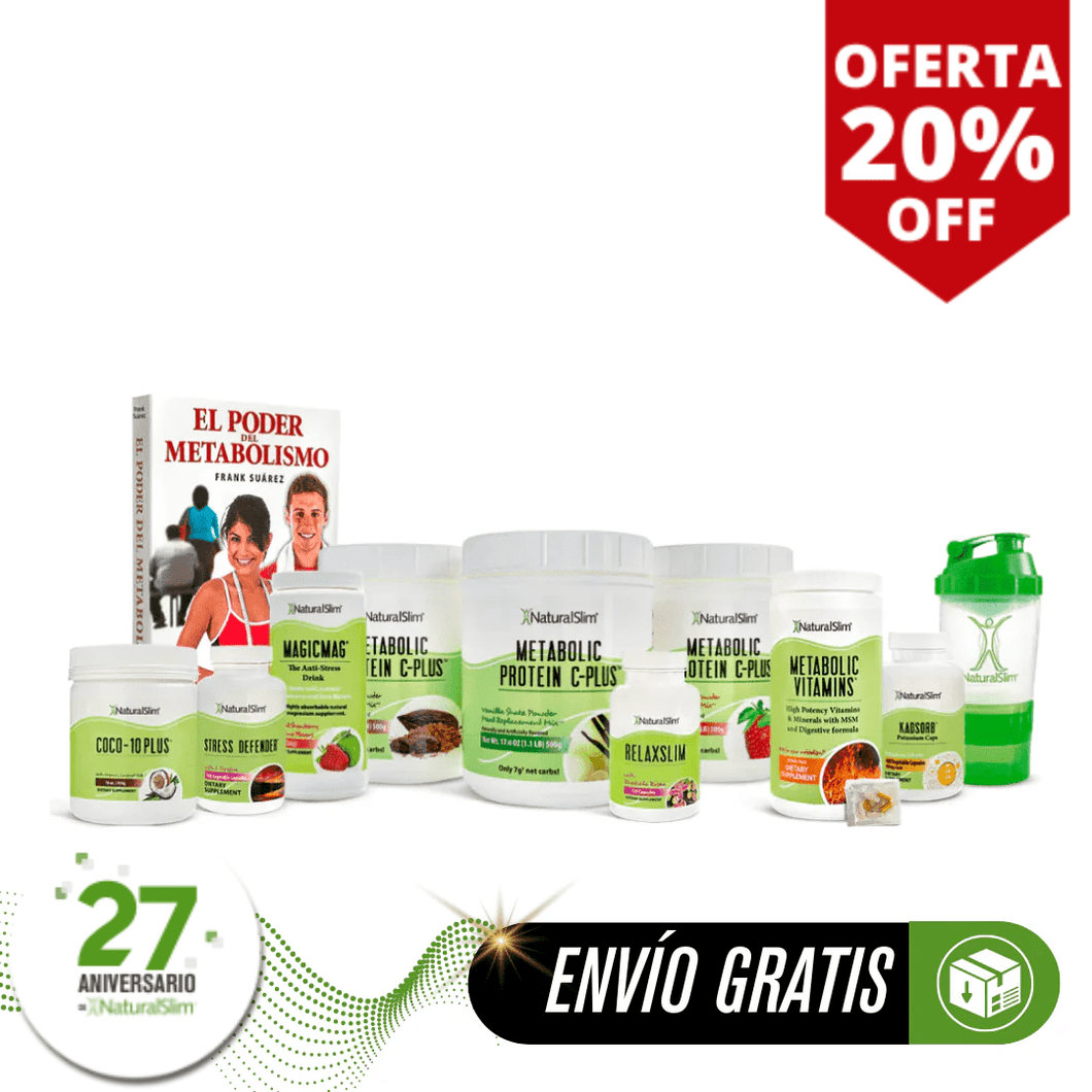Speed Package de NaturalSlim® | Envío GRATIS - Suplementos esenciales para un mes