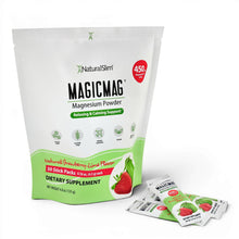 Cargar imagen en el visor de la galería, MagicMag® Stick Packs de 30 Unidades | Viaje-Travel | Fresa-Lima | Suplemento Citrato de Magnesio | Apoyo Relajante y Calmante*
