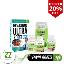 Cargar imagen en el visor de la galería, Kit Relax Anti-Estrés  | Envío GRATIS - MagicMag, Kadsorb, Stress Defender, RelaxSlim y Libro de Frank Suárez
