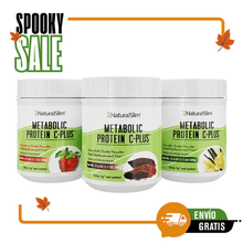 Cargar imagen en el visor de la galería, Combo 3 Frascos Metabolic Protein C-Plus™ x $89 | Envío GRATIS - Chocolate y Fresa
