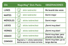 Cargar imagen en el visor de la galería, NUEVO MagicMag® Stick Packs de 30 Unidades | Viaje-Travel | Fresa-Lima | Suplemento Citrato de Magnesio | Apoyo Relajante y Calmante*
