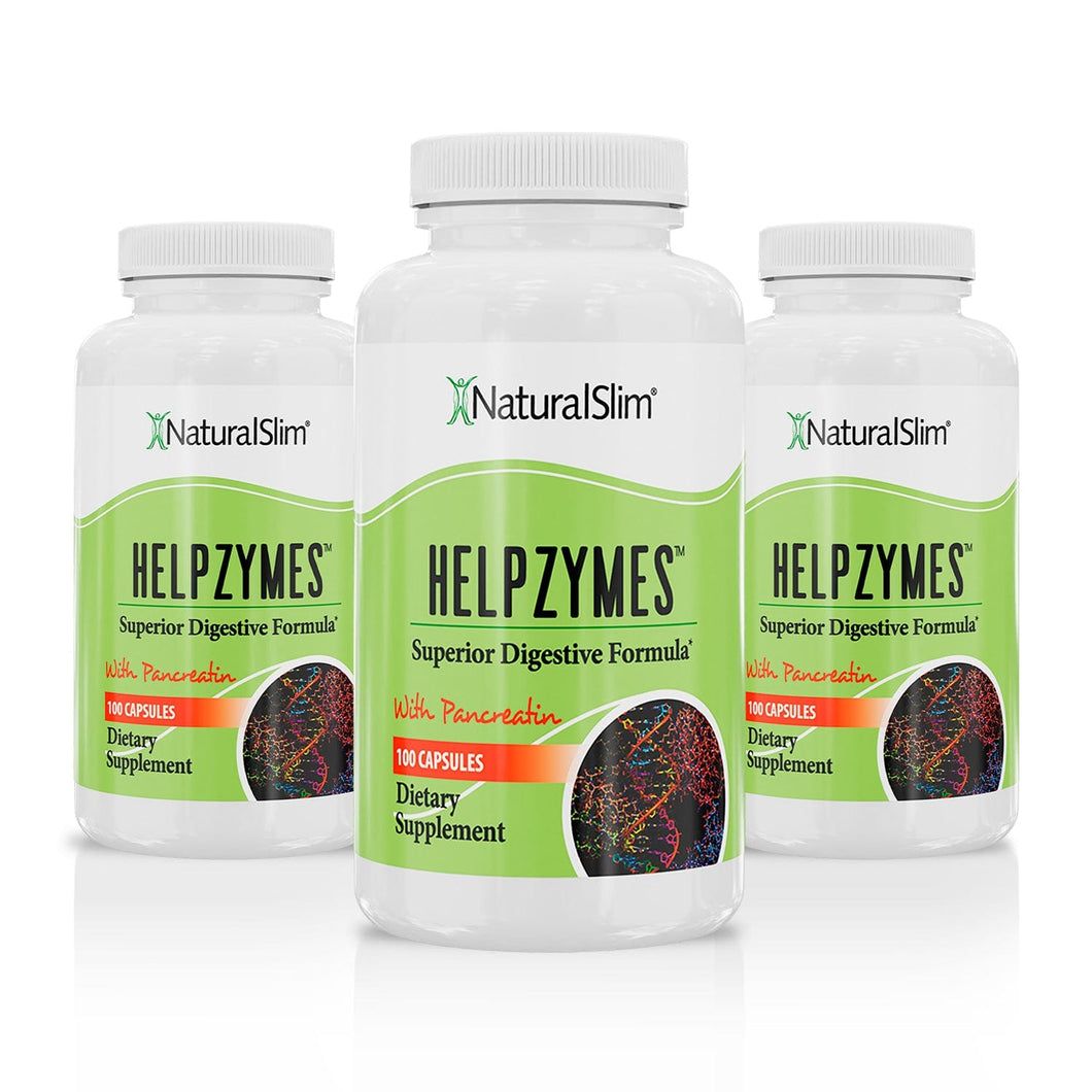 OFERTA 3 Frascos de Helpzymes®  por $59 usd | Enzimas Digestivas
