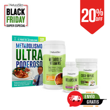 Cargar imagen en el visor de la galería, Kit Energía Abundante  | Envío GRATIS - Metabolic Vitamins, RelaxSlim, Coco 10-Plus y Libro de Frank Suárez
