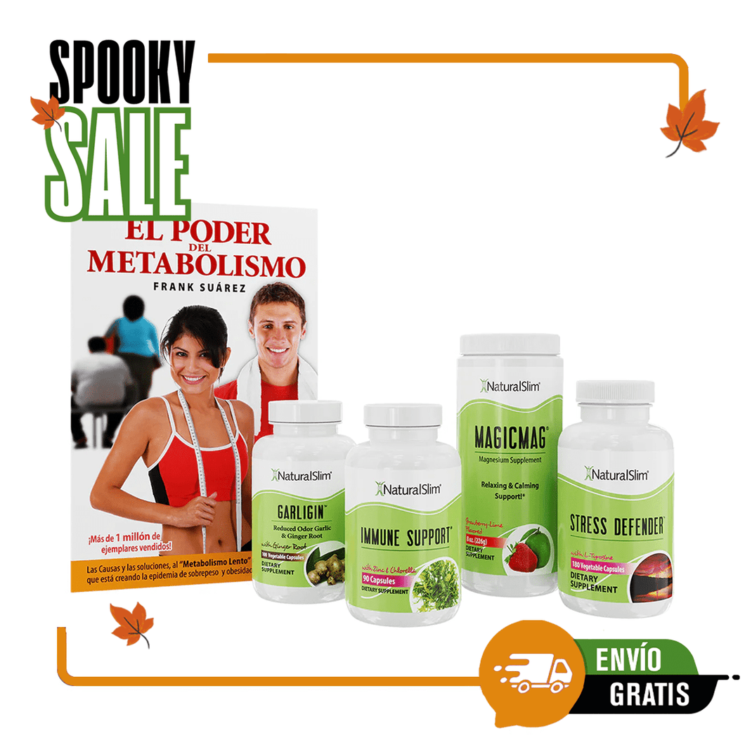 Kit Immune Support™  | Envío GRATIS - Immune Support, Garligin, MagicMag, Stress Defender y Libro de Frank Suárez