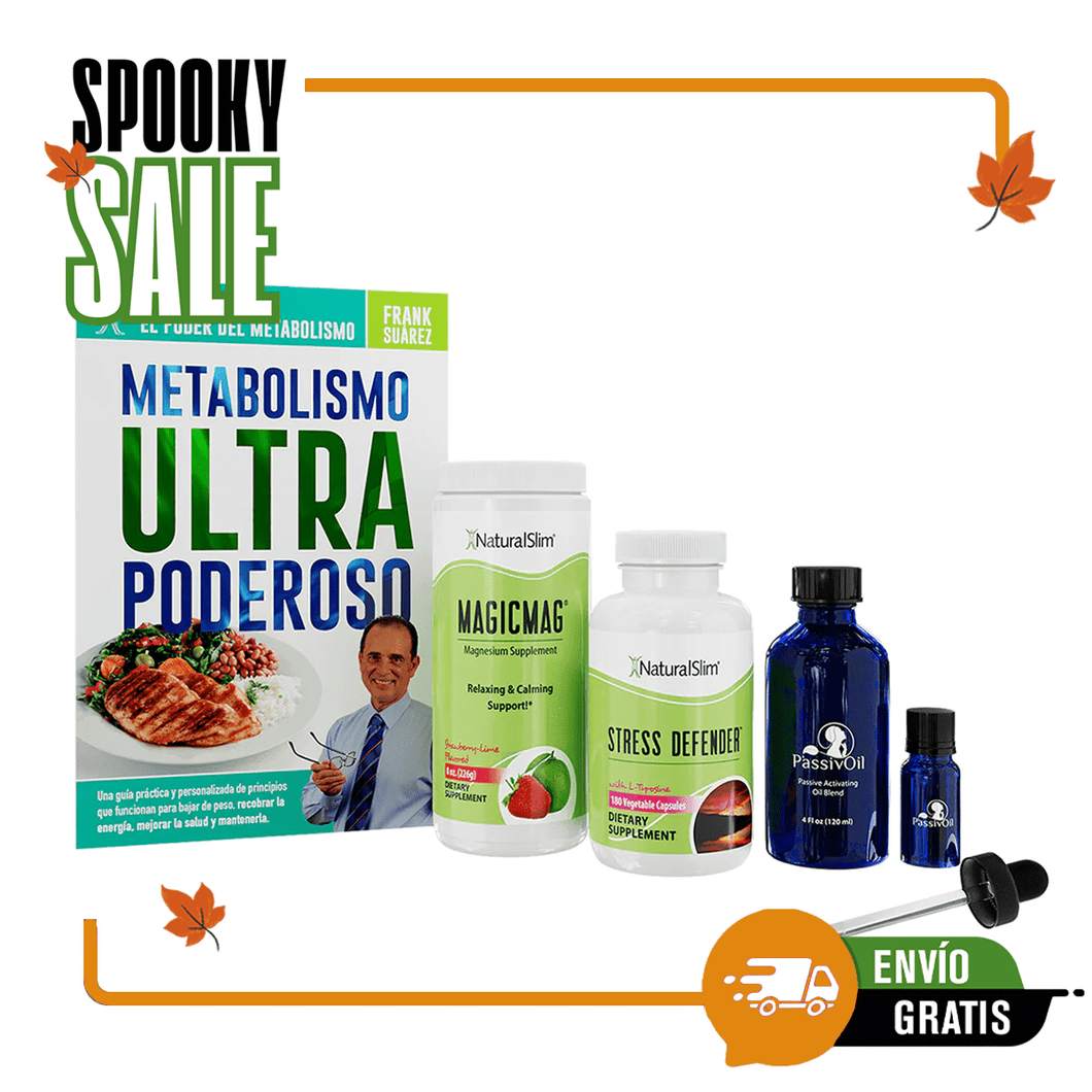 Kit Sueño Reparador  | Envío GRATIS - MagicMag, Stress Defender, Passivoil y Libro de Frank Suárez