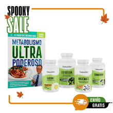 Cargar imagen en el visor de la galería, Kit de Ayuda Masculina | Envío GRATIS - Testosterin, Somarenew, MagicMag C, Kadsorb y Libro de Frank Suárez
