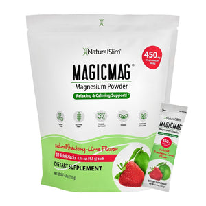 NUEVO MagicMag® Stick Packs de 30 Unidades | Viaje-Travel | Fresa-Lima | Suplemento Citrato de Magnesio | Apoyo Relajante y Calmante*