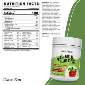 Metabolic Protein C-Plus™  Strawberry | Batida