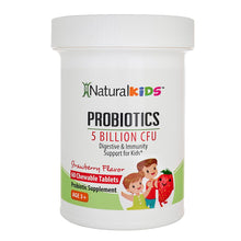 Cargar imagen en el visor de la galería, NaturalKids® PROBIOTICS™ | Probióticos en tableta masticable | Apoyo digestivo e inmunológico* para niños
