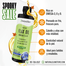 Cargar imagen en el visor de la galería, Flax Oil | Aceite de Lino con Omega 3-6-9
