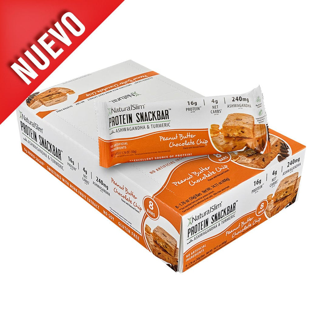 NaturalSlim® Protein Snackbar™ Peanut Butter Chocolate Chip | Barras de proteína