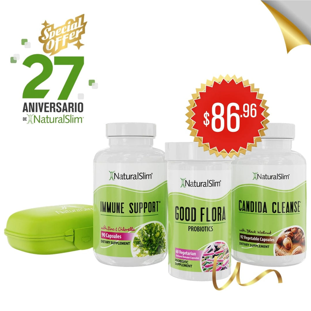 Candiseptic® Kit - Limpieza de Hongo Candida Albicans y libro de Frank Suárez  | Envío GRATIS
