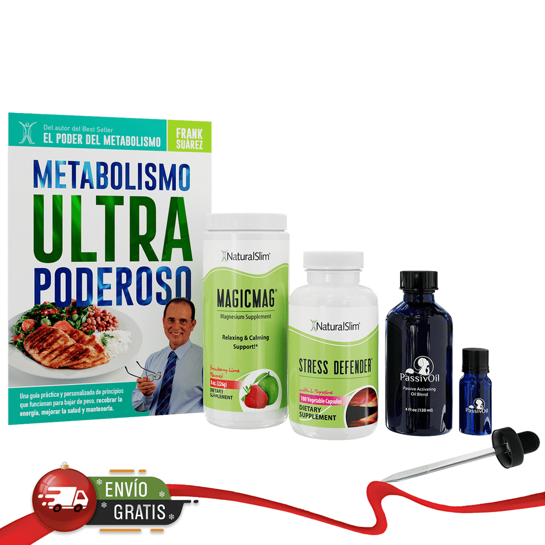 Kit Sueño Reparador  | Envío GRATIS - MagicMag, Stress Defender, Passivoil y Libro de Frank Suárez