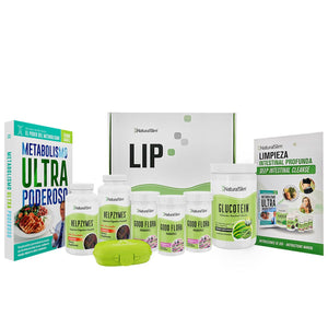 Kit Limpieza Intestinal Profunda | Envío GRATIS - Good Flora, Helpzymes, Glucotein, Folleto Educativo y Libro de Frank Suárez