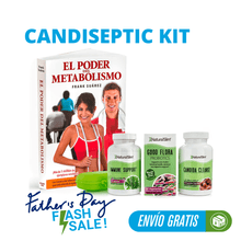 Cargar imagen en el visor de la galería, Candiseptic® Kit - Limpieza de Hongo Candida Albicans y libro de Frank Suárez  | Envío GRATIS
