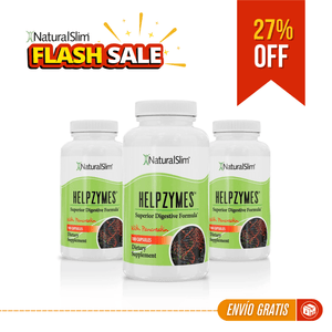 OFERTA 3 Frascos de Helpzymes®  por $59 usd | Enzimas Digestivas