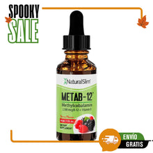 Cargar imagen en el visor de la galería, METAB-12® | Liquid Vitamin B-12 (methylcobalamin) + Vitamin D | Vitamina B-12 y D
