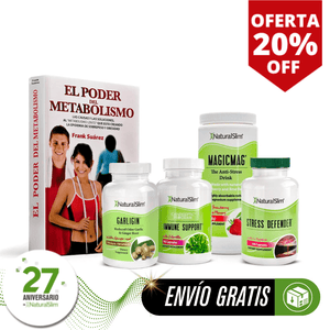 Kit Immune Support™  | Envío GRATIS - Immune Support, Garligin, MagicMag, Stress Defender y Libro de Frank Suárez