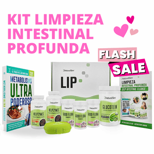 Kit Limpieza Intestinal Profunda | Envío GRATIS - Good Flora, Helpzymes, Glucotein, Folleto Educativo y Libro de Frank Suárez