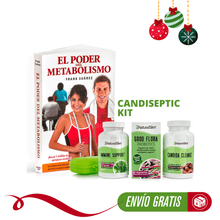 Cargar imagen en el visor de la galería, Candiseptic® Kit - Limpieza de Hongo Candida Albicans y libro de Frank Suárez  | Envío GRATIS
