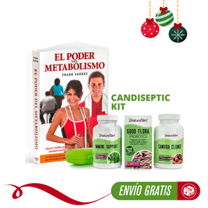 Candiseptic® Kit - Limpieza de Hongo Candida Albicans y libro de Frank Suárez  | Envío GRATIS