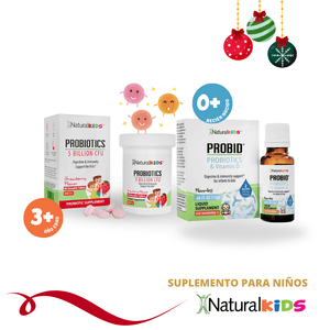 31% OFF OFERTA - NaturalKids® PROBIOTICS™ & PROBID® Combo | Probióticos y Vitamina D | Apoyo digestivo e inmunológico* para niños