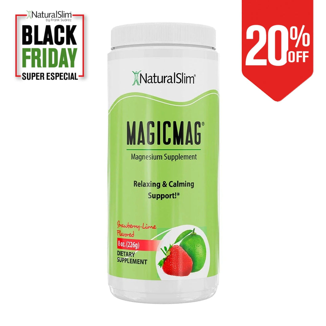 MagicMag® - Anti-Stress Drink | Bebida de Citrato de Magnesio *Sabor Strawberry and Lime (Fresa y Lima)