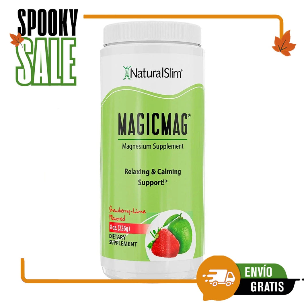 MagicMag® - Anti-Stress Drink | Bebida de Citrato de Magnesio *Sabor Strawberry and Lime (Fresa y Lima)
