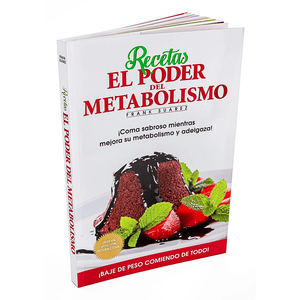 Libro Recetas El Poder del Metabolismo de Frank Suárez +275 Recetas