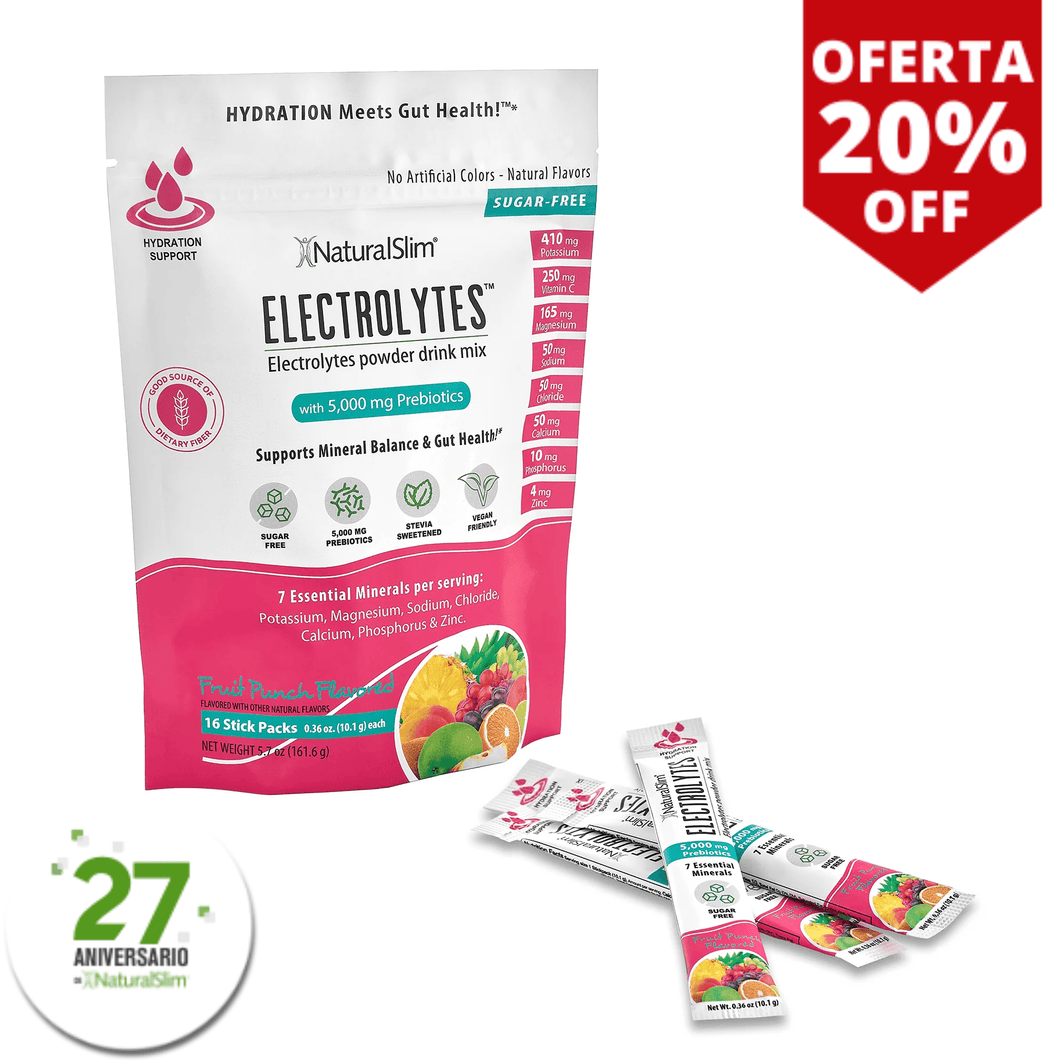 NaturalSlim® ELECTROLYTES™ - Fruit Punch Flavored