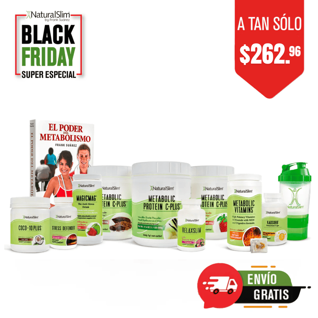 Speed Package de NaturalSlim® | Envío GRATIS - Suplementos esenciales para un mes