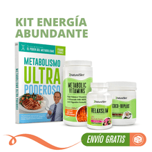 Cargar imagen en el visor de la galería, Kit Energía Abundante  | Envío GRATIS - Metabolic Vitamins, RelaxSlim, Coco 10-Plus y Libro de Frank Suárez
