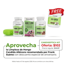 Cargar imagen en el visor de la galería, Kit OFERTA - Candiseptic® Kit + Coco-10 Plus® de regalo El-poder-del-metabolismo-frank-suarez adelgazar naturalmente metabolismotv unimetab candiseptic kit de candida mejorar el metabolismo y la salud

