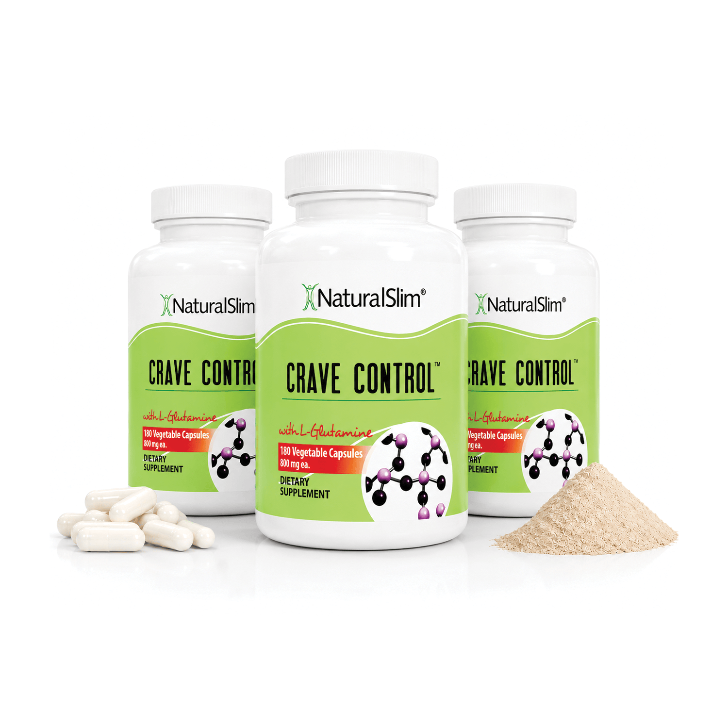 3 Frascos Cravel Control™ Crave Control™ | Control de los Antojos con L-Glutamina y Tiamina (Vitamina B1) El-poder-del-metabolismo-frank-suarez adelgazar naturalmente metabolismotv unimetab candiseptic kit de candida mejorar el metabolismo y la salud