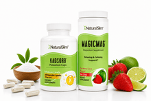 Cargar imagen en el visor de la galería, Dúo Dinámico (MagicMag® &amp; Kadsorb®) | Magnesio y Potasio El-poder-del-metabolismo-frank-suarez adelgazar naturalmente metabolismotv unimetab candiseptic kit de candida mejorar el metabolismo y la salud
