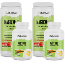 Cargar imagen en el visor de la galería, (2) MagicMag; (2) Kadsorb / Fresa-Lima Dúo Dinámico (MagicMag® &amp; Kadsorb®) | Magnesio y Potasio El-poder-del-metabolismo-frank-suarez adelgazar naturalmente metabolismotv unimetab candiseptic kit de candida mejorar el metabolismo y la salud
