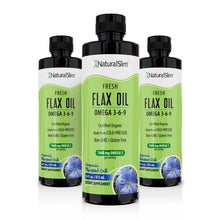 Cargar imagen en el visor de la galería, (3) Flax Oil Flax Oil | Aceite de Lino con Omega 3-6-9 - 7,600 mg de ácidos grasos OMEGA-3 por porción El-poder-del-metabolismo-frank-suarez adelgazar naturalmente metabolismotv unimetab candiseptic kit de candida mejorar el metabolismo y la salud
