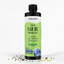 Cargar imagen en el visor de la galería, Flax Oil | Aceite de Lino con Omega 3-6-9 - 7,600 mg de ácidos grasos OMEGA-3 por porción El-poder-del-metabolismo-frank-suarez adelgazar naturalmente metabolismotv unimetab candiseptic kit de candida mejorar el metabolismo y la salud
