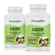 Cargar imagen en el visor de la galería, (2) Frascos Garligin Garligin® | Mezcla de Ajo y Jengibre * Apoyo para el Sistema Inmune El-poder-del-metabolismo-frank-suarez adelgazar naturalmente metabolismotv unimetab candiseptic kit de candida mejorar el metabolismo y la salud
