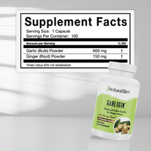 Cargar imagen en el visor de la galería, Garligin® | Mezcla de Ajo y Jengibre * Apoyo para el Sistema Inmune El-poder-del-metabolismo-frank-suarez adelgazar naturalmente metabolismotv unimetab candiseptic kit de candida mejorar el metabolismo y la salud
