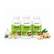 Cargar imagen en el visor de la galería, (3) Frascos Garligin Garligin® | Mezcla de Ajo y Jengibre * Apoyo para el Sistema Inmune El-poder-del-metabolismo-frank-suarez adelgazar naturalmente metabolismotv unimetab candiseptic kit de candida mejorar el metabolismo y la salud
