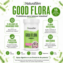 Cargar imagen en el visor de la galería, Good Flora® | Probióticos | 15 Billones de Organismos Vivos El-poder-del-metabolismo-frank-suarez adelgazar naturalmente metabolismotv unimetab candiseptic kit de candida mejorar el metabolismo y la salud
