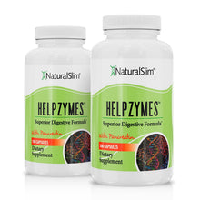 Cargar imagen en el visor de la galería, 2 frascos Helpzymes Helpzymes® | Enzimas Digestivas El-poder-del-metabolismo-frank-suarez adelgazar naturalmente metabolismotv unimetab candiseptic kit de candida mejorar el metabolismo y la salud
