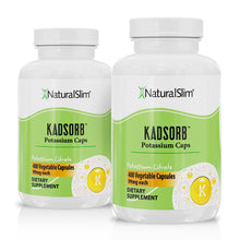 Cargar imagen en el visor de la galería, 2 frascos de Kadsorb Kadsorb® Potassium | Citrato de Potasio El-poder-del-metabolismo-frank-suarez adelgazar naturalmente metabolismotv unimetab candiseptic kit de candida mejorar el metabolismo y la salud
